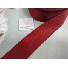 Лента репсовая 40 мм, цвет бордовый №37